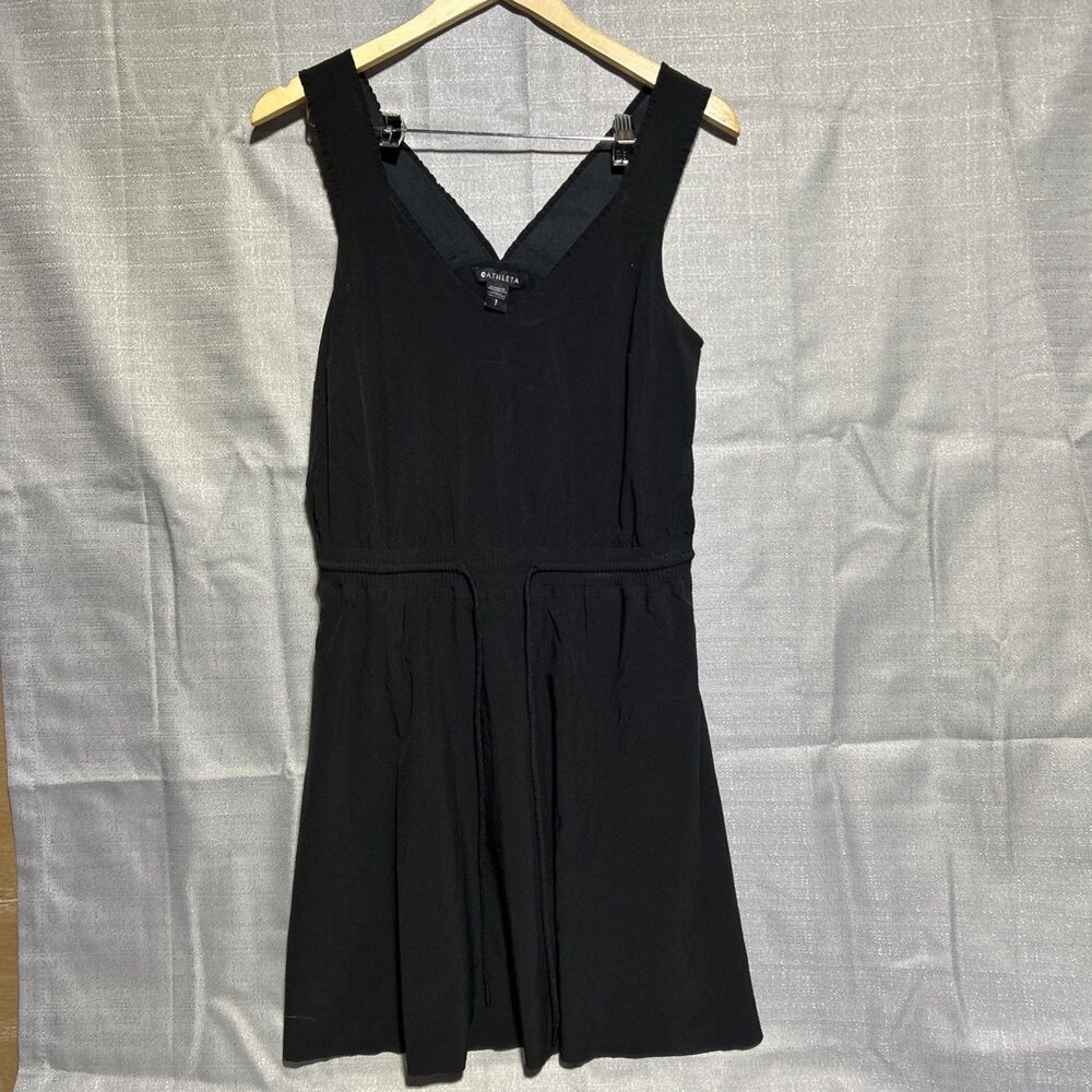 ATHLETA Savannah Strap Drawstring Athleisure Active Mini Dress Small Petite SP